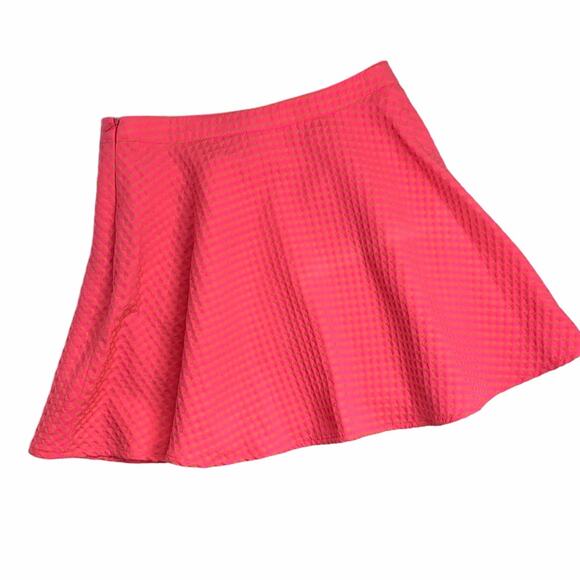 Hot Pink Heart Flare Style Skater Mini Skirt W-380 Size Medium - Picture 4 of 8
